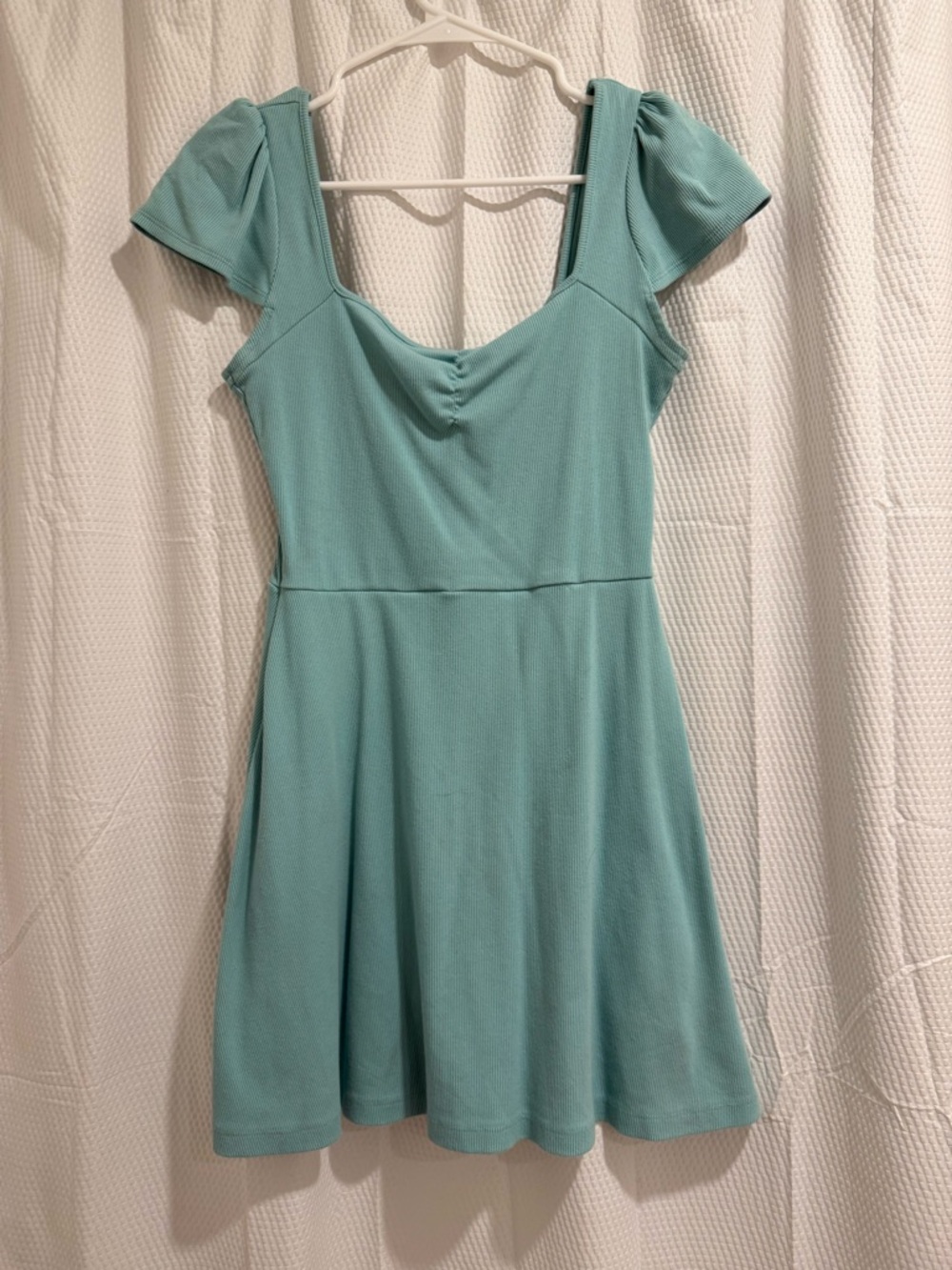 wild fable Seafoam Scoop Neck Fit & Flare Mini Dress